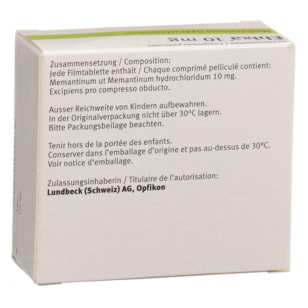 Ebixa 10 mg, Filmtabletten