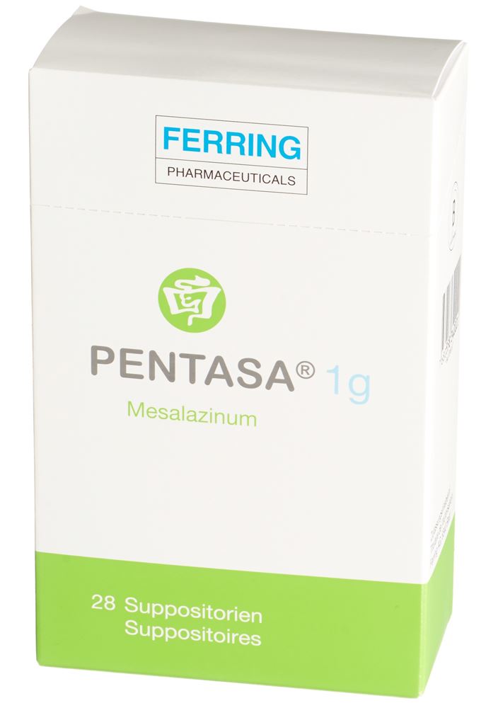 PENTASA supp 1 g 28 pce