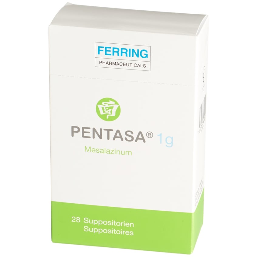 PENTASA supp 1 g 28 pce