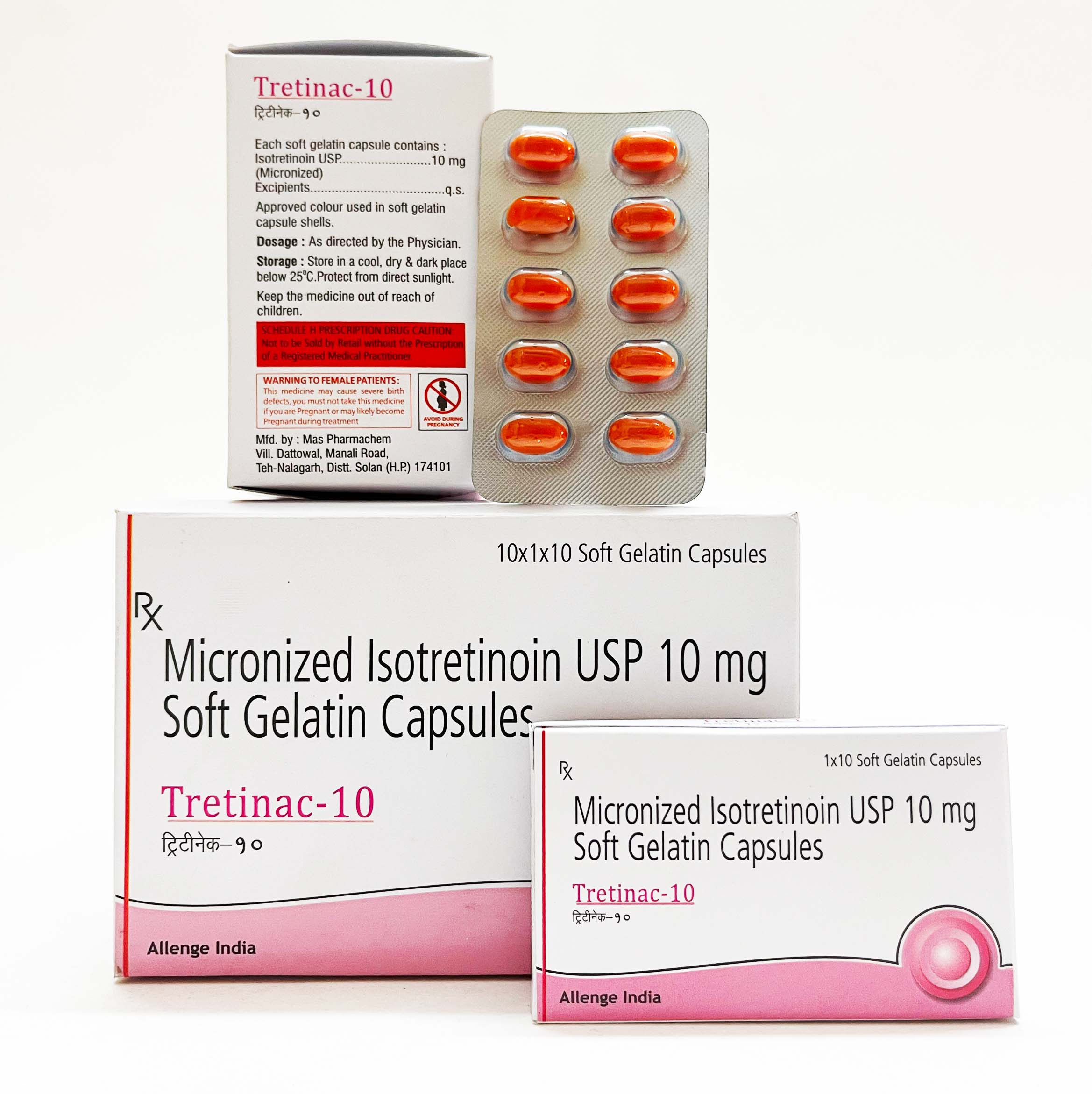 TRETINAC caps moll 10 mg 100 pce