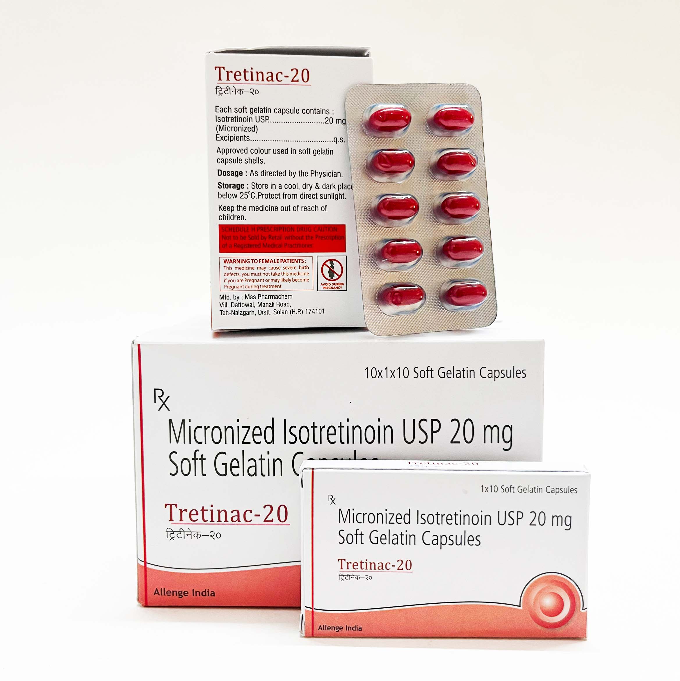 TRETINAC caps moll 20 mg 30 pce