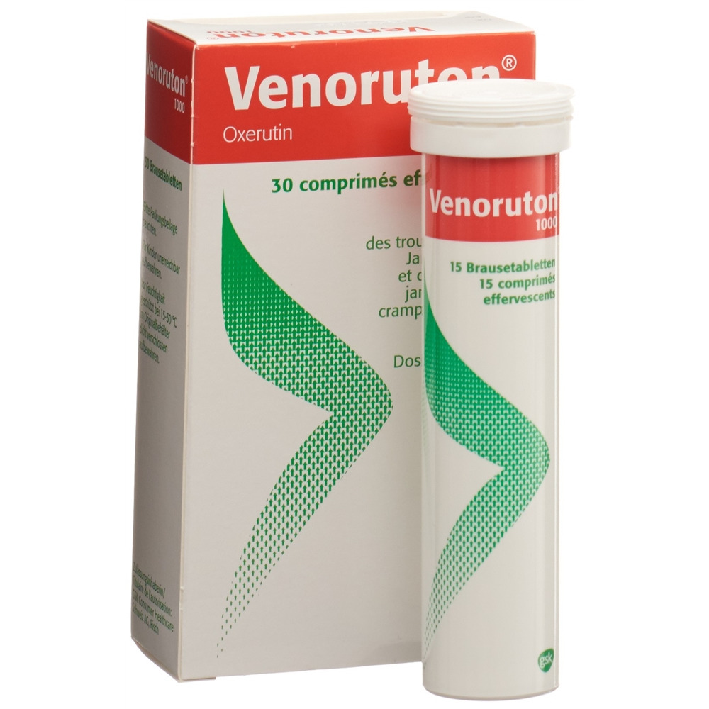 VENORUTON cpr eff 1000 mg bte 30 pce