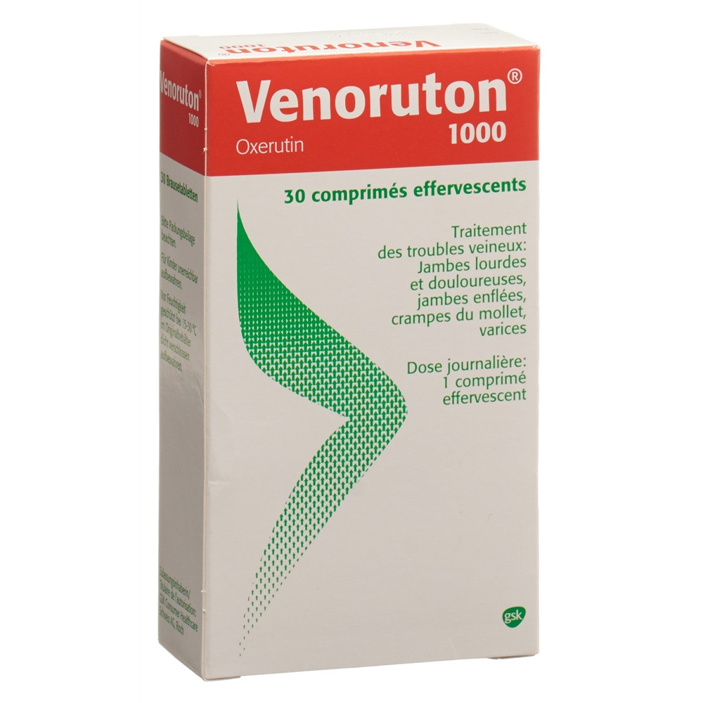 VENORUTON cpr eff 1000 mg bte 30 pce