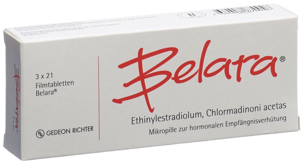 Belara, Filmtabletten