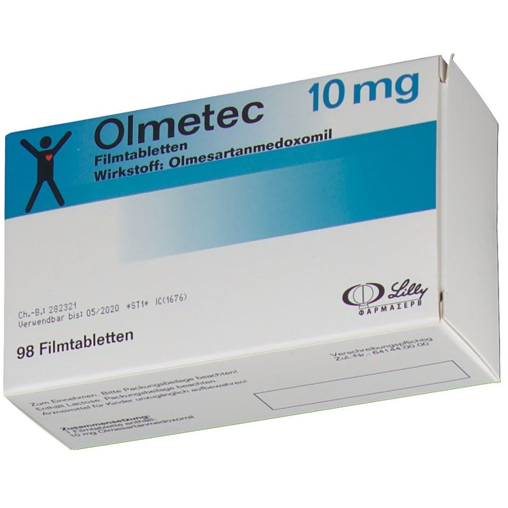 OLMETEC cpr pell 10 mg 98 pce