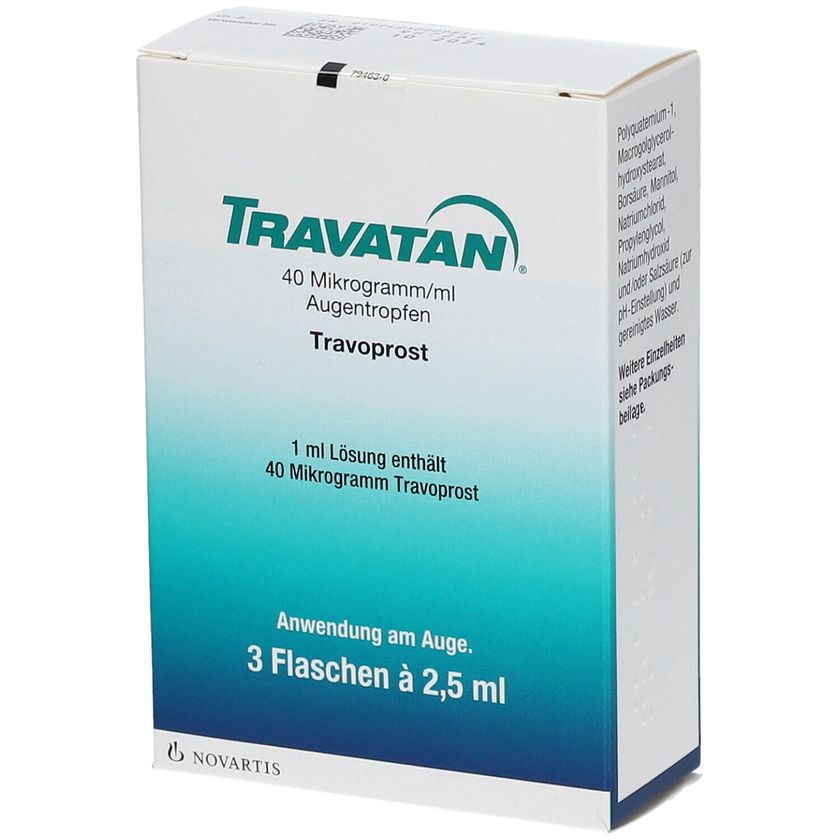 TRAVATAN gtt opht 40 mcg/ml 3 fl 2.5 ml