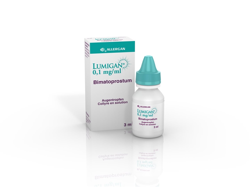 LUMIGAN gtt opht 0.1 mg/ml 3 fl 3 ml