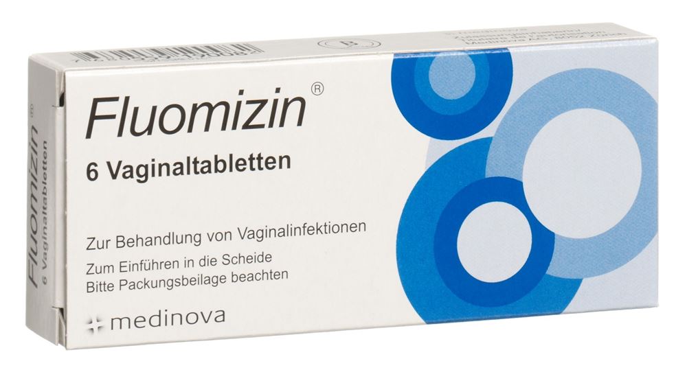 FLUOMIZIN cpr vag 10 mg 6 pce