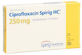 CIPROFLOXACINE Spirig HC cpr pell 250 mg 20 pce
