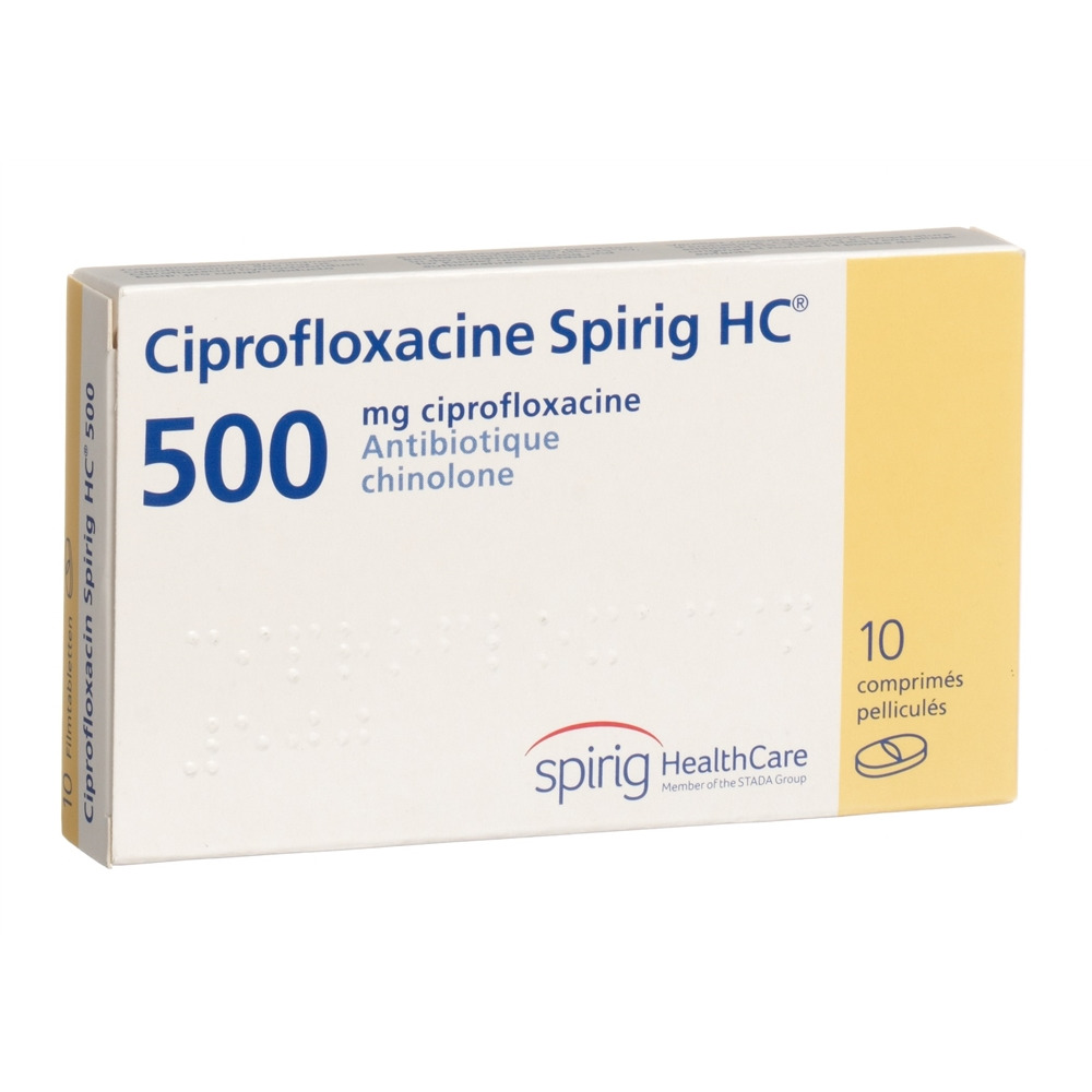Ciprofloxacin Spirig HC 500, Filmtabletten
