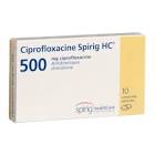 CIPROFLOXACINE Spirig HC cpr pell 500 mg 10 pce