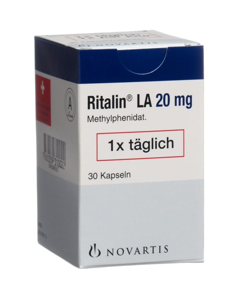 Ritalin LA 20 mg, Hartkapsel mit veränderter Wirkstofffreisetzung