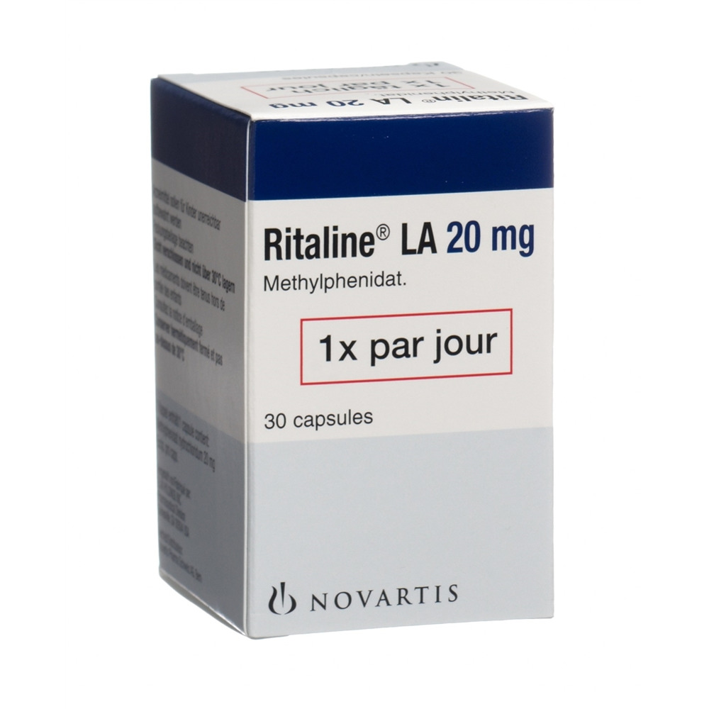 RITALINE LA caps 20 mg bte 30 pce