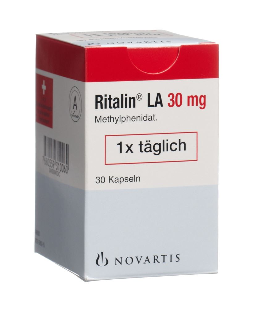 RITALINE LA caps 30 mg bte 30 pce
