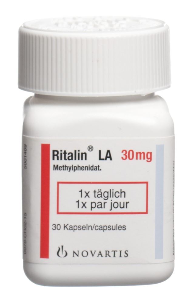 Ritalin LA 30 mg, Hartkapsel mit veränderter Wirkstofffreisetzung