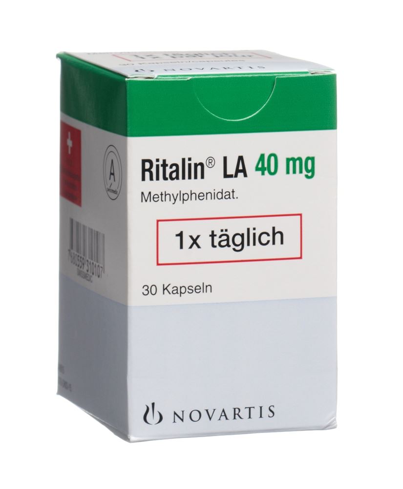 Ritalin LA 40 mg, Hartkapsel mit veränderter Wirkstofffreisetzung