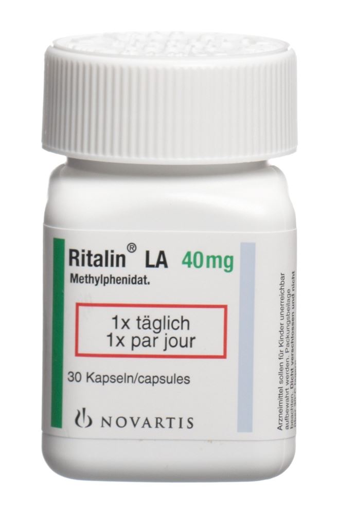 RITALINE LA caps 40 mg bte 100 pce