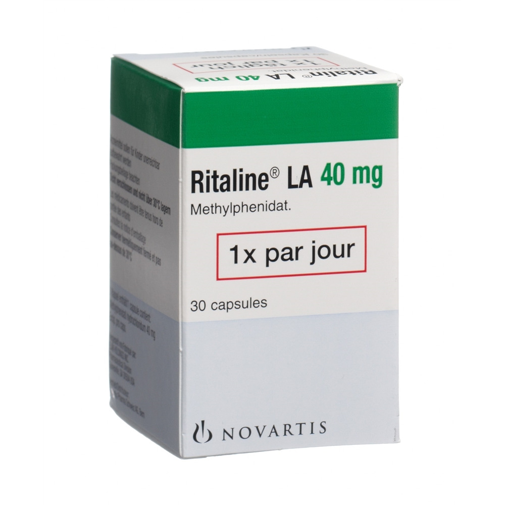 RITALINE LA caps 40 mg bte 100 pce