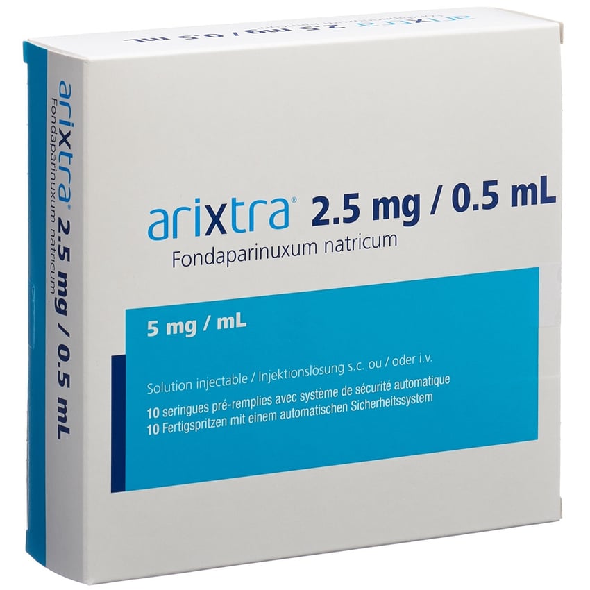 ARIXTRA sol inj 2.5 mg/0.5ml 2 ser pré 0.5 ml