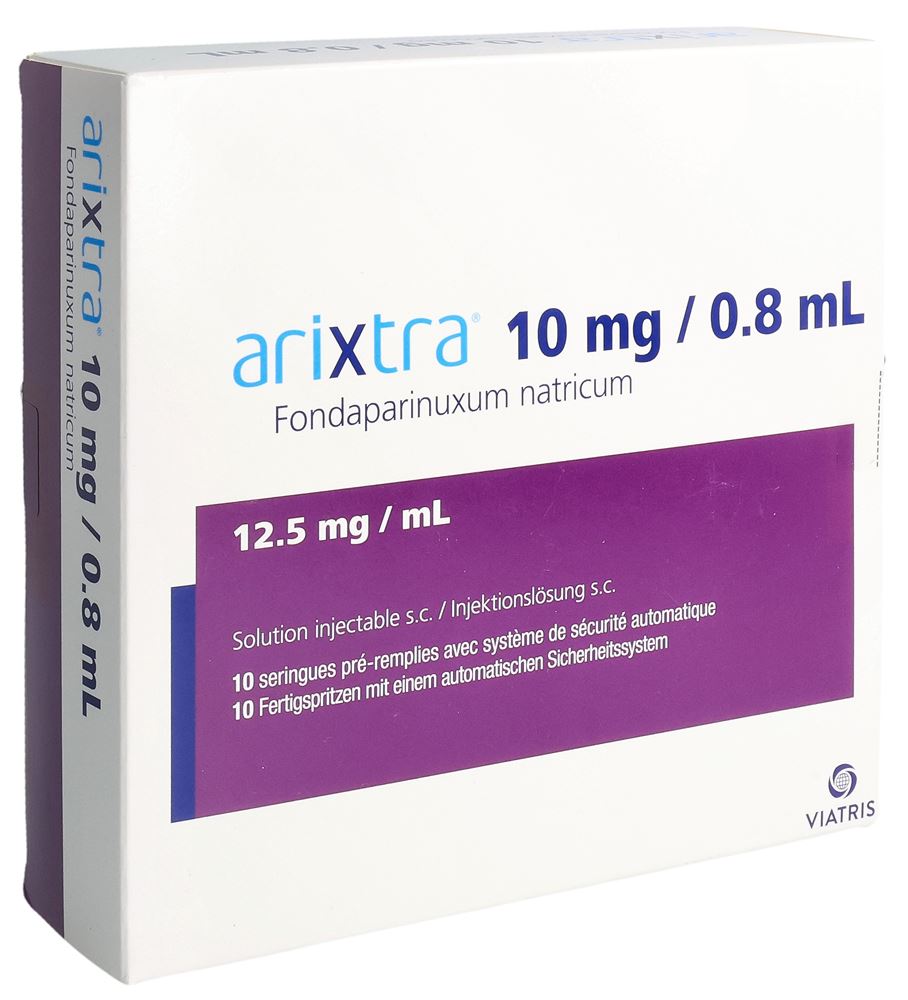 ARIXTRA sol inj 10 mg/0.8ml 10 ser pré 0.8 ml