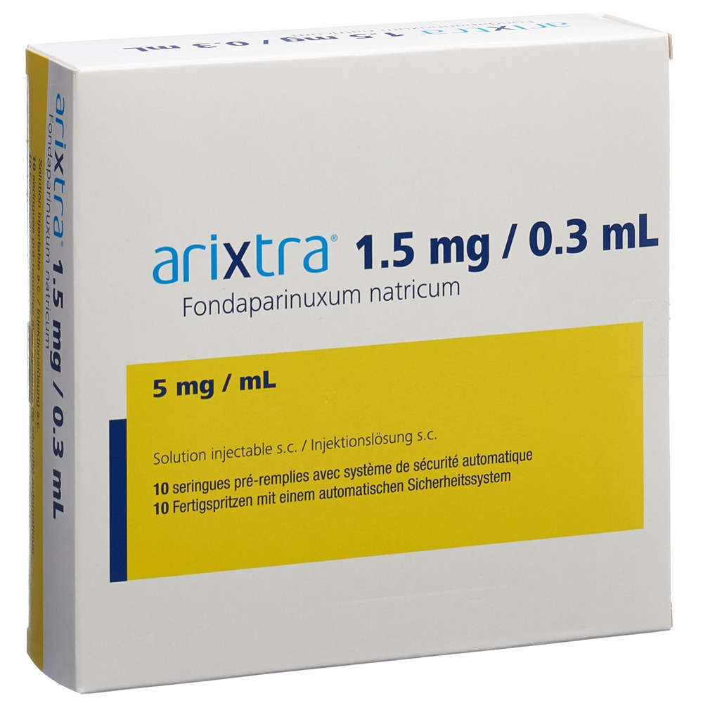 ARIXTRA sol inj 1.5 mg/0.3ml 10 ser pré 0.3 ml