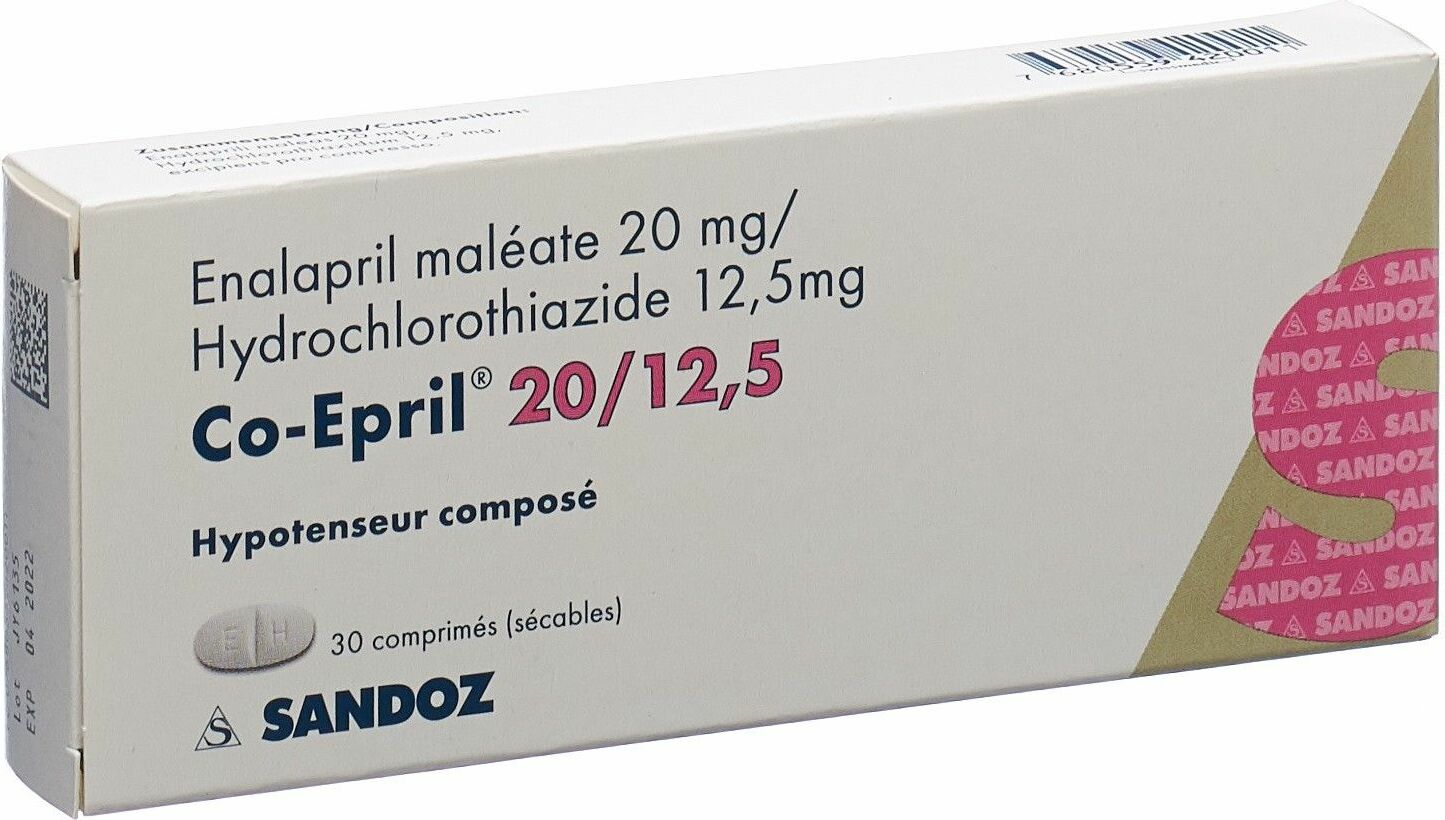CO-EPRIL cpr 20/12.5 mg 30 pce