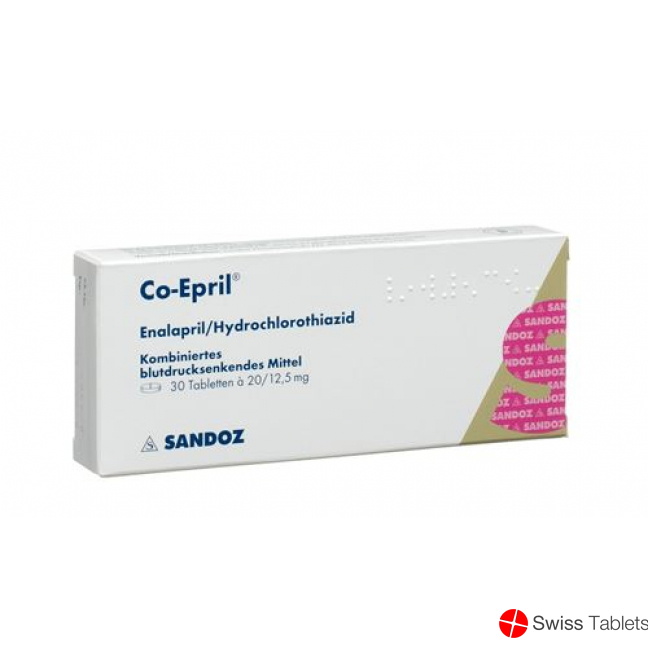 CO-EPRIL cpr 20/12.5 mg 100 pce