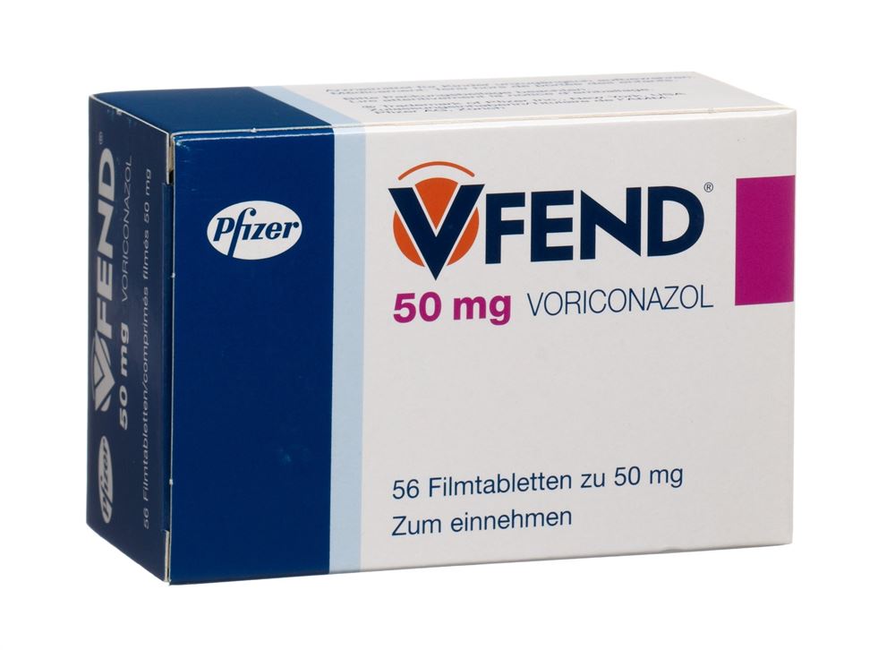 Vfend 50 mg, Filmtabletten