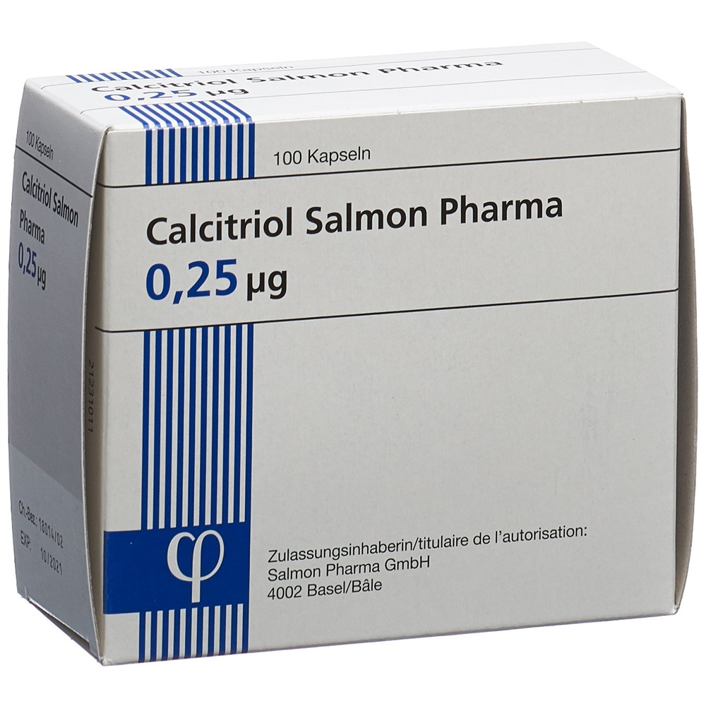 CALCITRIOL Salmon Pharma caps 0.25 mcg 100 pce