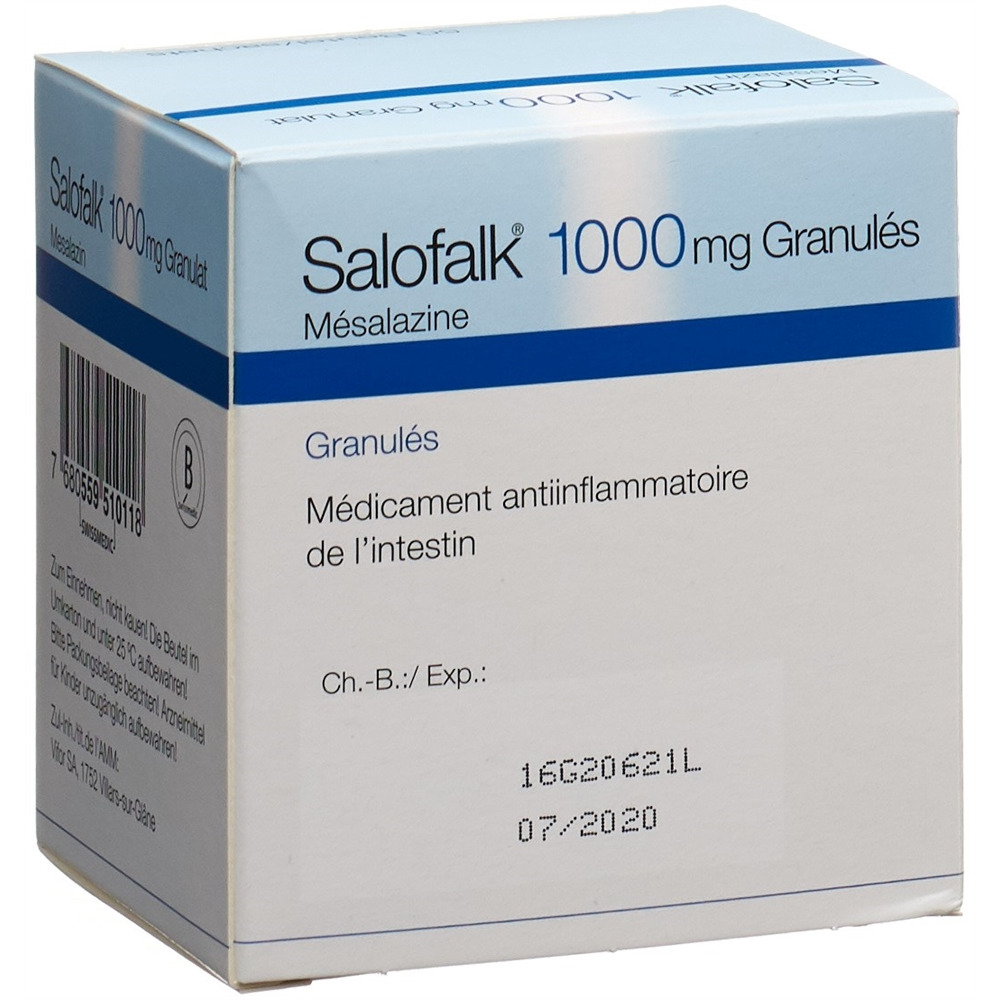 SALOFALK gran 1000 mg sach 50 pce