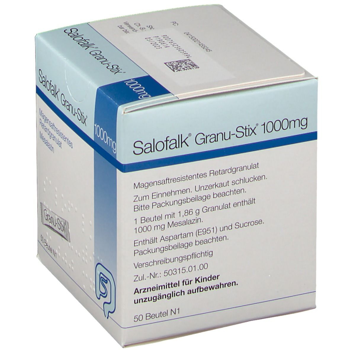 SALOFALK gran 1000 mg sach 50 pce