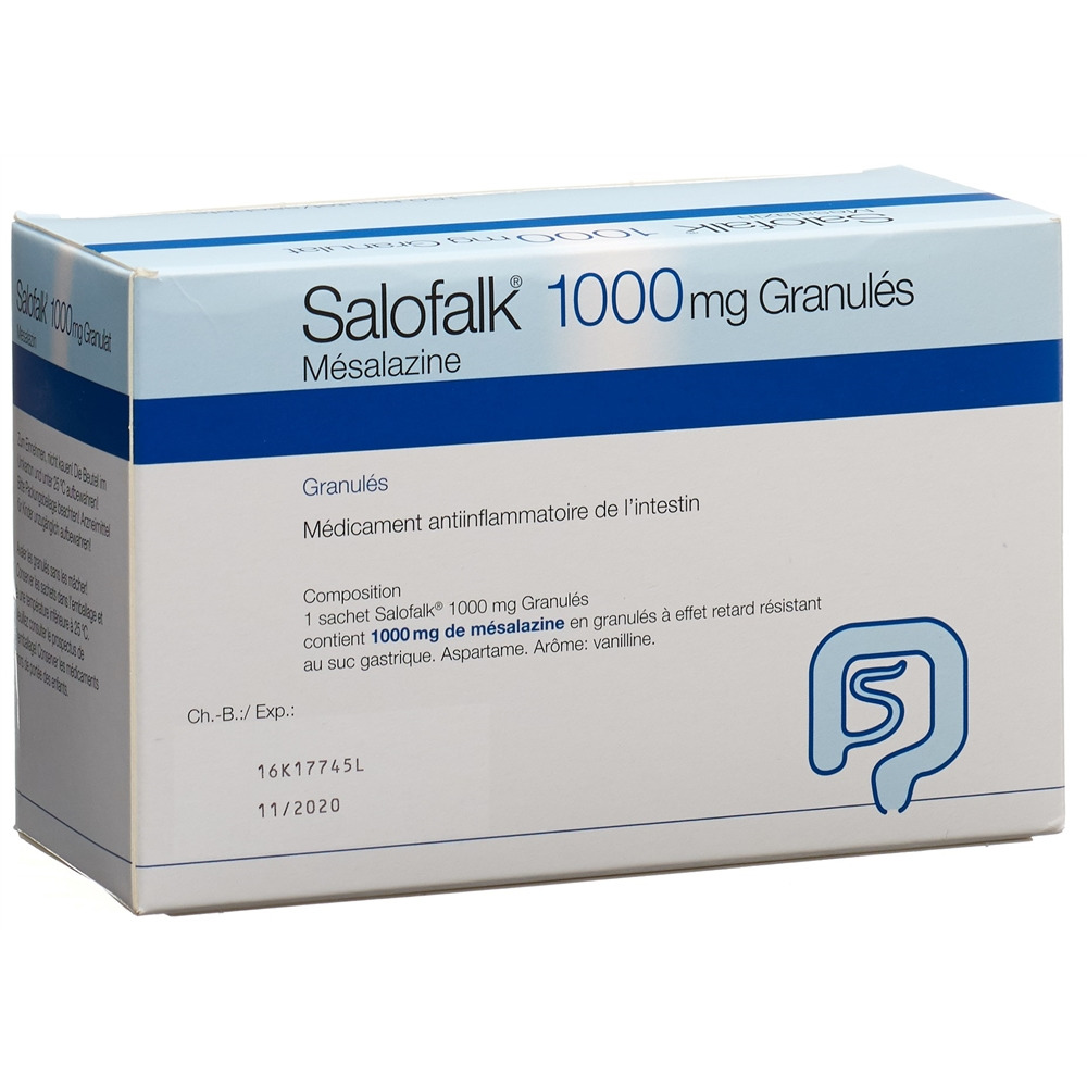 SALOFALK gran 1000 mg sach 150 pce