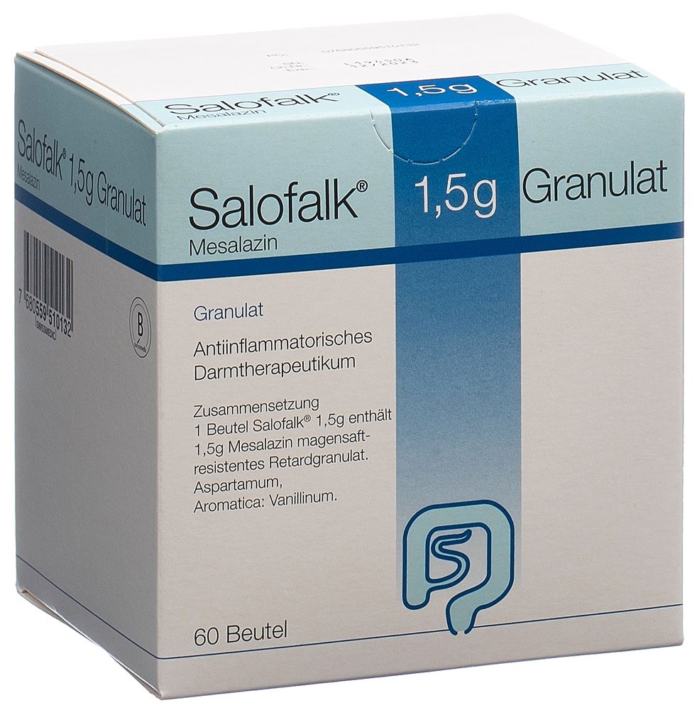 SALOFALK gran 1.5 g sach 60 pce