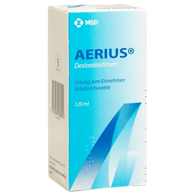 AERIUS solution buvable 0.5 mg/ml fl 120 ml