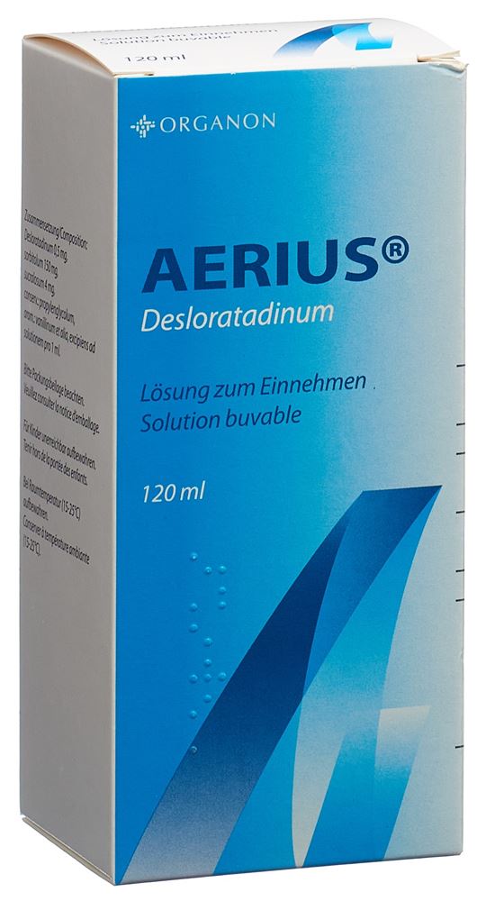 AERIUS solution buvable 0.5 mg/ml fl 120 ml