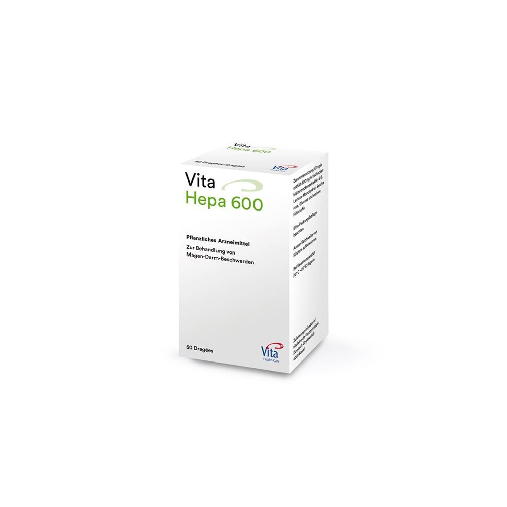 VITA HEPA drag 600 mg 50 pce