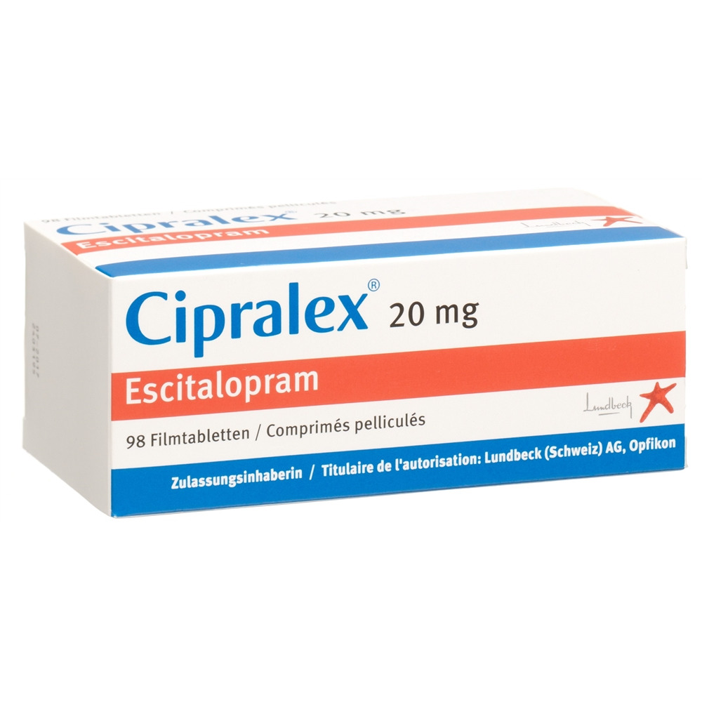 CIPRALEX cpr pellic 20 mg 98 pce