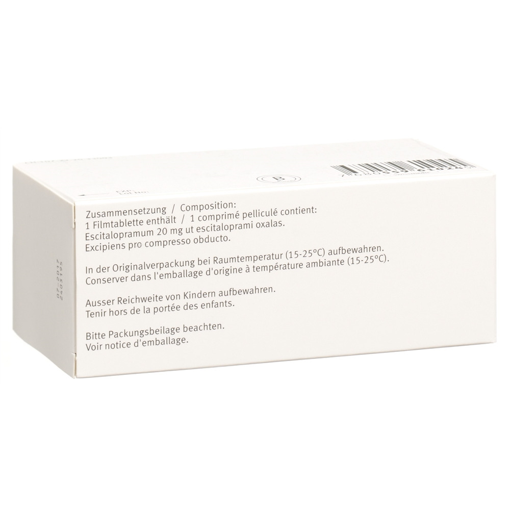 CIPRALEX cpr pellic 20 mg 98 pce