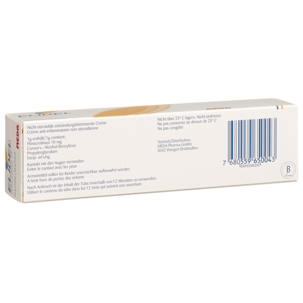 ELIDEL crème 1 % tb 60 g