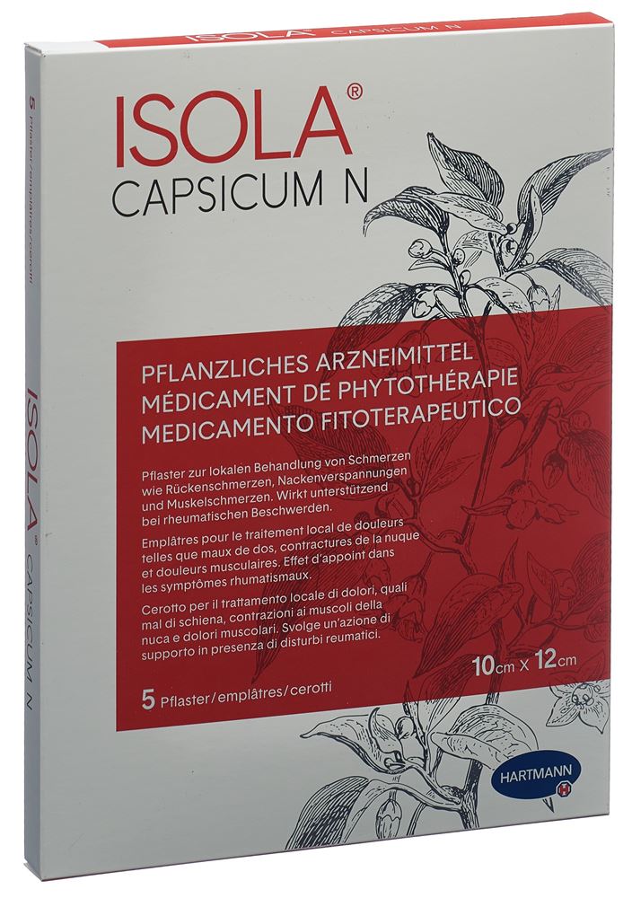 Isola Capsicum N, kutanes Pflaster