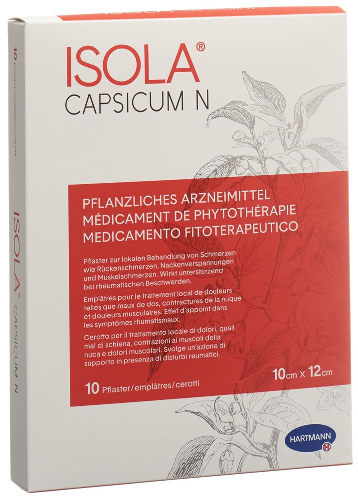 Isola Capsicum N, kutanes Pflaster