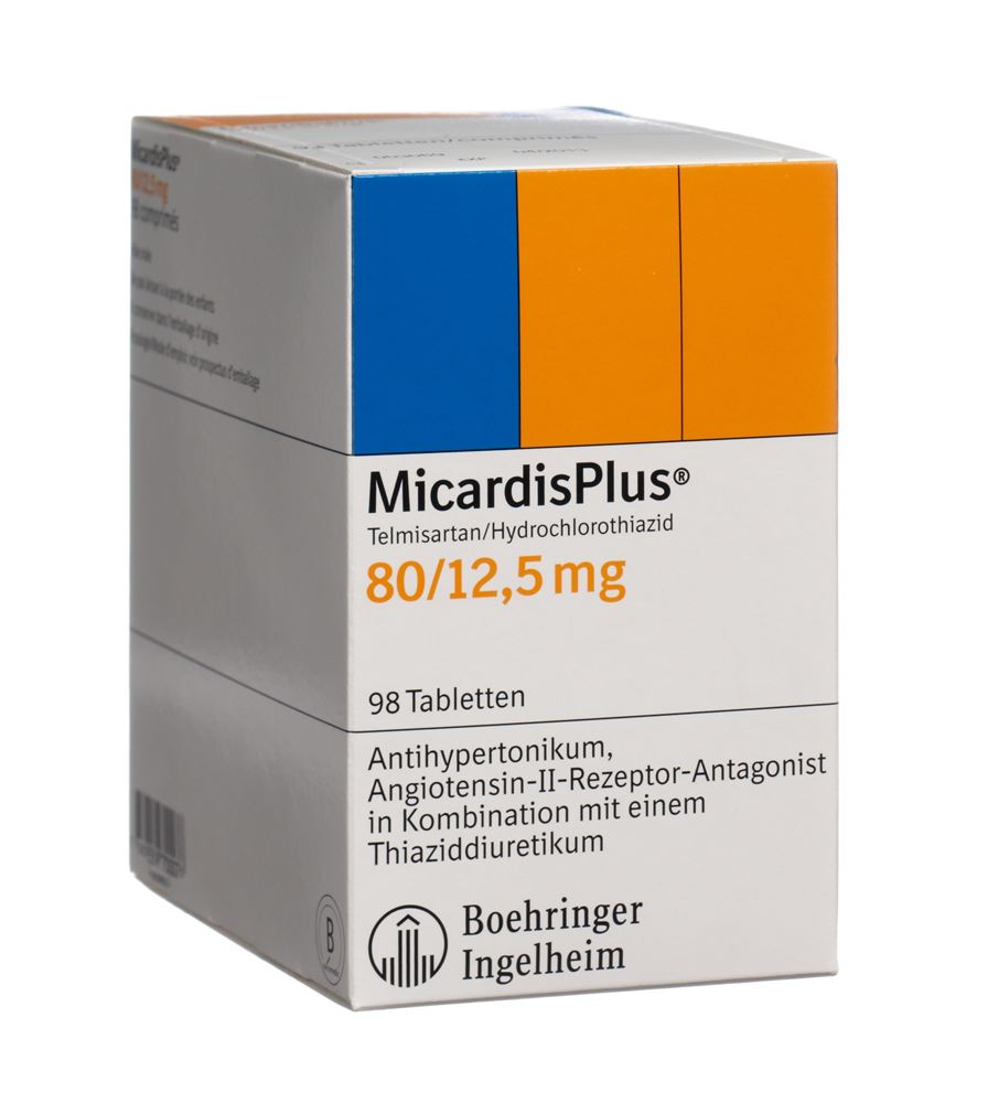 MICARDIS PLUS cpr 80/12.5 mg 98 pce