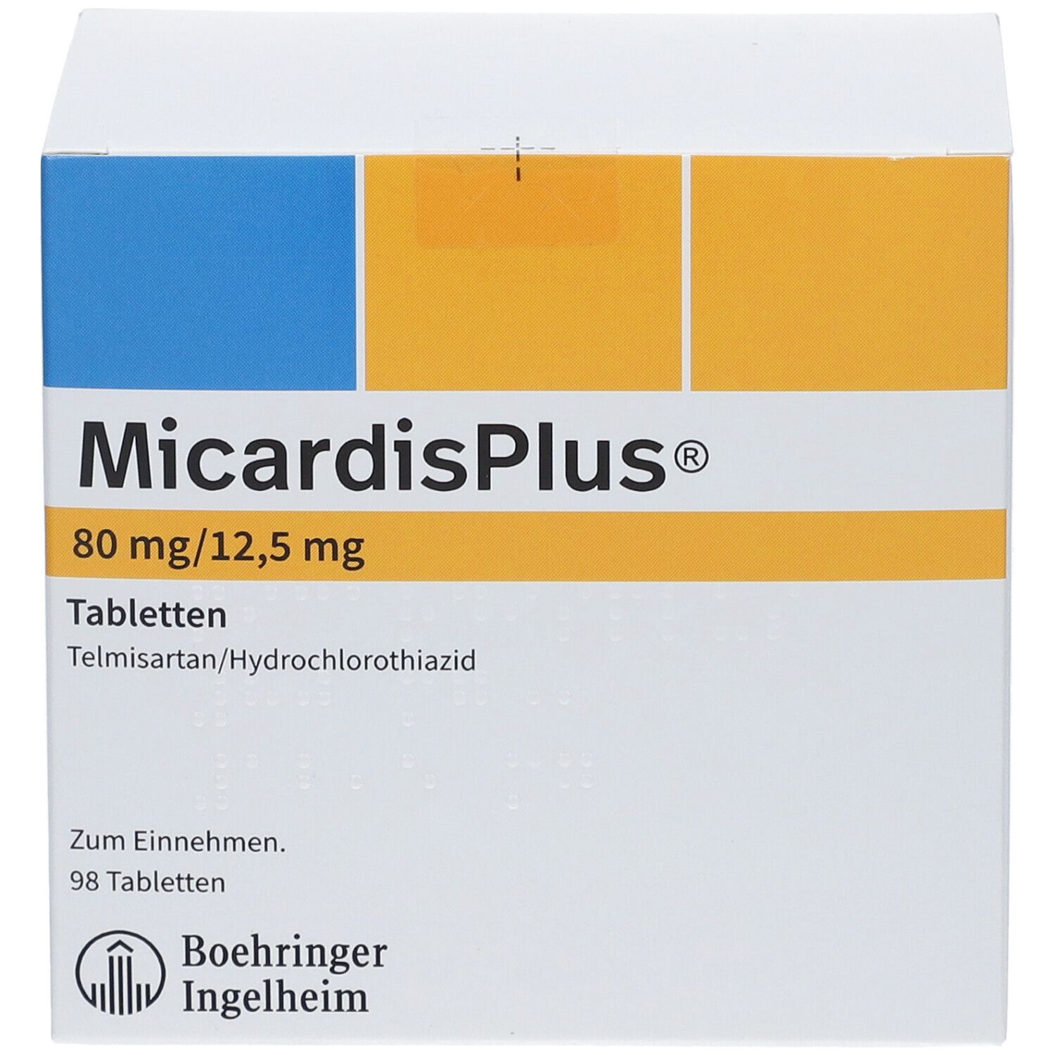MICARDIS PLUS cpr 80/12.5 mg 98 pce