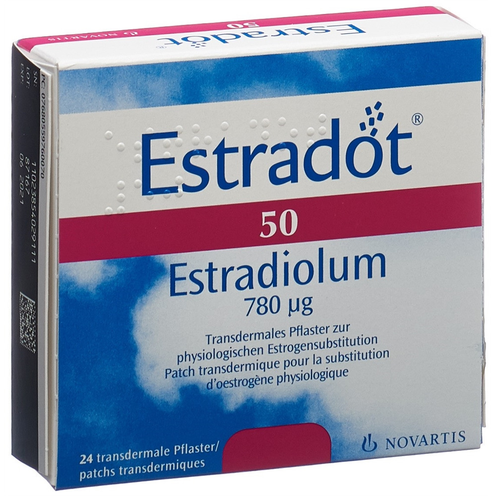 ESTRADOT patch mat 50 mcg/24h 24 pce