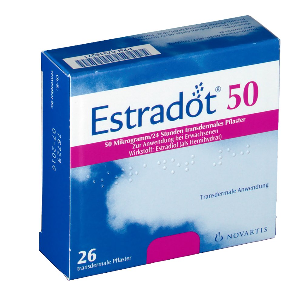 ESTRADOT patch mat 50 mcg/24h 24 pce