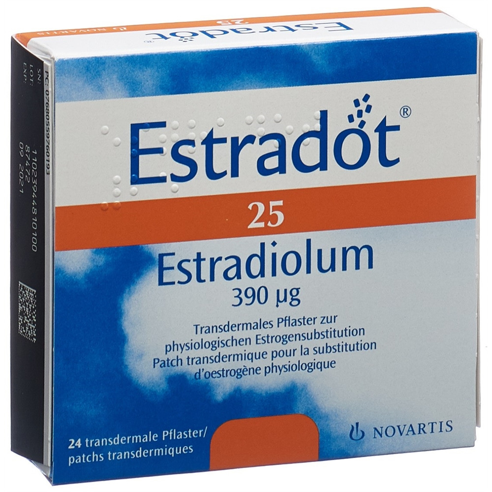 ESTRADOT patch mat 25 mcg/24h 24 pce