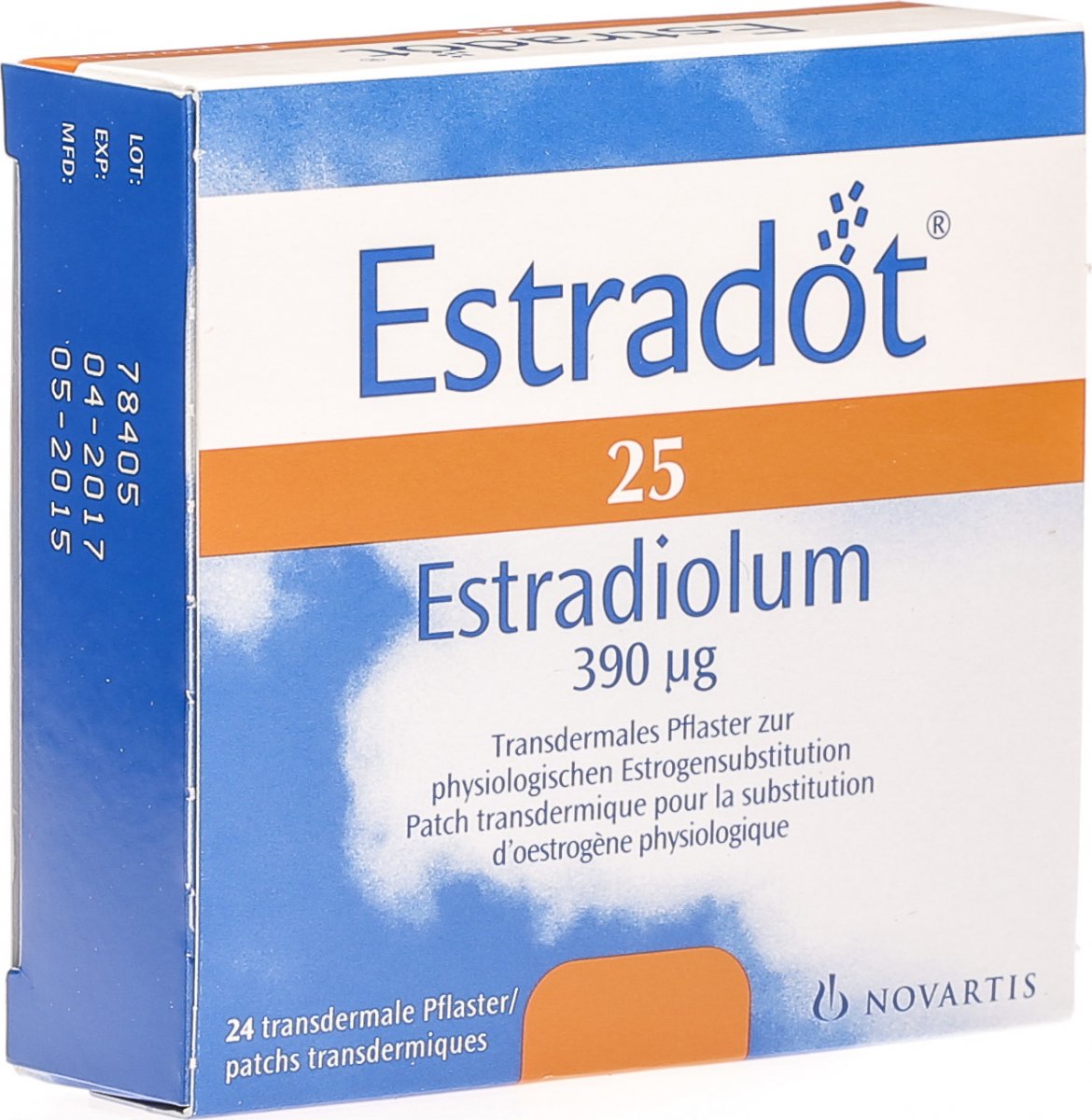ESTRADOT patch mat 25 mcg/24h 24 pce