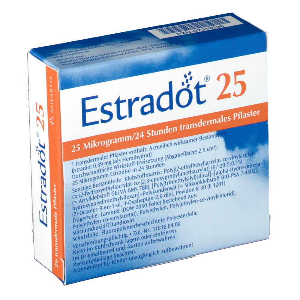 ESTRADOT patch mat 25 mcg/24h 24 pce