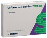 Céfuroxime Sandoz, cpr pell 250 mg , 14 pce