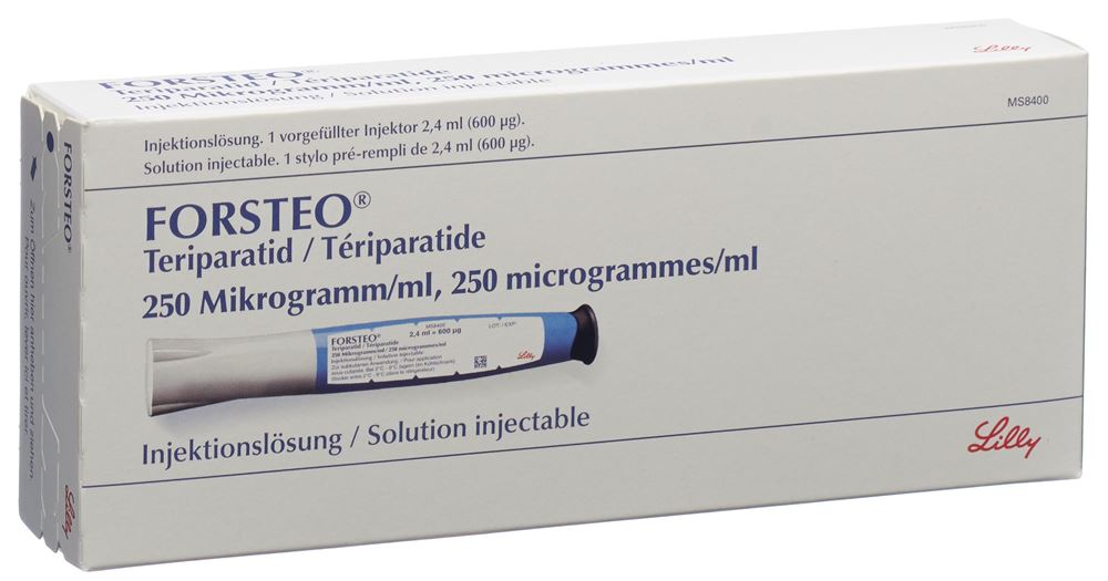 FORSTEO cartouche (stylo prérempli) sol inj 2.4 ml